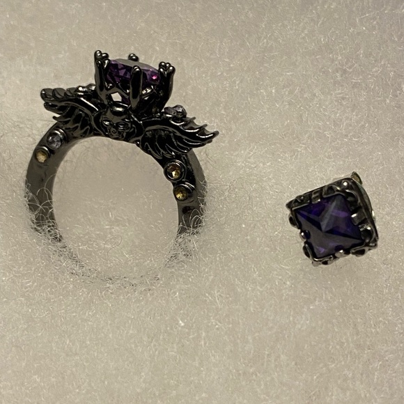 Victorian ring + earring - Picture 2 of 4